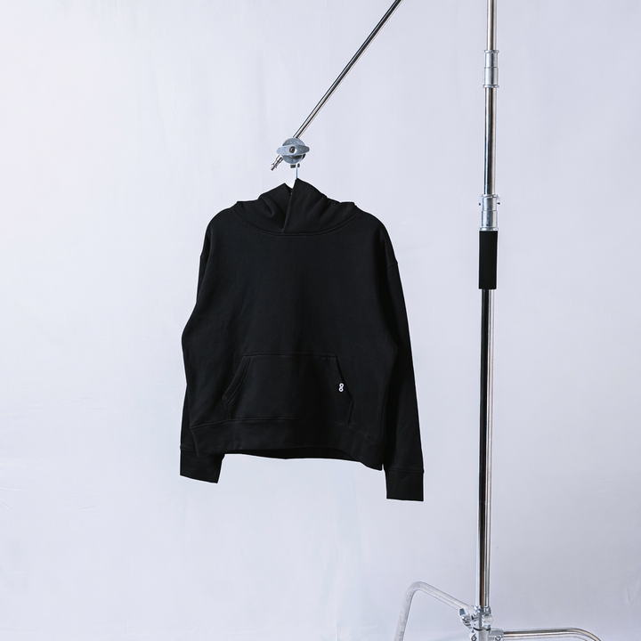 Women's Black Relaxed Hood